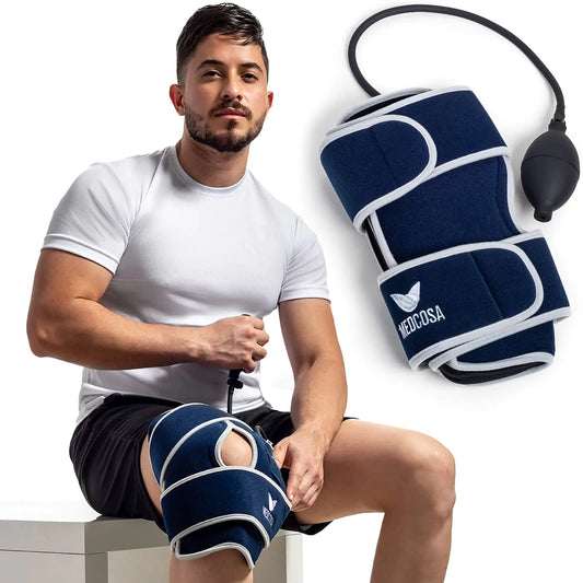 Forge Recovery Ice Compression Knee Wrap – Hot & Cold Therapy